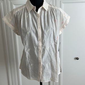 Lucky Brand Button Up Blouse